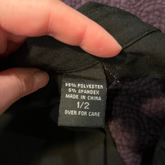 Express sleeveless button down black shirt - Picture 5 of 6